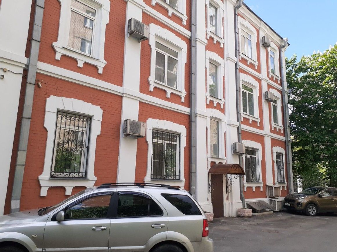 фасад дома, здание по адресу г Москва, Гагаринский пер, д 29 